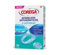 Corega Limpieza Aparatos Ortodoncia y Goteros 36 Comprimidos