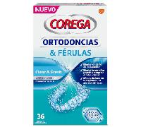 Corega Ortodoncias & Férulas Tabletas Limpiadoras 36 uds