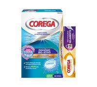 Corega Oxígeno Bioactivo + Power Max Selladora Máxima Crema Pack