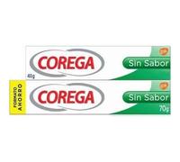 Corega Pack Crema Prótesis sin Sabor 2uds