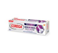 Corega Max Fijación + Sellado, Crema Fijadora Para Prótesis Dentales, Hasta 12 Horas de Fijación, 70 g