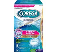 Corega Tabletas para Limpieza Profunda de Prótesis Dental, retenedores y alineadores, guías de protección bucal y otros aparatos ortopédicos extraíbles, 1 x 108 unidades.