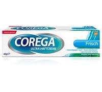 Corega Ultra Haftcreme Frisch Denture Adhesive Cream Fresh, 40 g, Double Pack by Corega