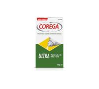 Corega Ultra, Polvo Para Fijación de Prótesis Dentales, Sabor Menta, Fijación Todo el Dia, 50 g