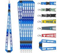Coregiftr Lanyards Personalizados con Cintas de Cuello Desmontables - Lanyard Personalizado con Logotipo,1-100pcs - Ideal para Oficina, Evento Escolar
