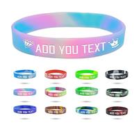 Coregiftr SOS Personalizada Silicona Pulsera Identificativa para,1-500 Granel Personalizadas Grabar Nombre y Número de Teléfono Correa Antiperdida Bandas