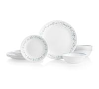 Corelle Dinnerware Set Juego de vajilla, Vidrio, Casa de Campo