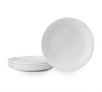 Corelle Livingware Luncheon Plate, 8-1/2-Inch, White, Set of 6 by CORELLE