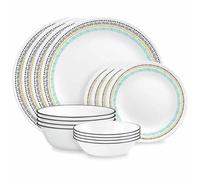 Corelle® Paloma - Vajilla de 16 piezas, servicio para 4 personas