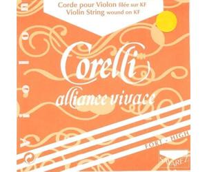 Corelli Cuerdas para Violín Alliance La sintético entorchado aluminio Forte 802F