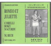 Corelli - Gounod: Romeo et Juliette (Romeo and Juliet) [New York -- March 31, 1973, Corelli, Boky, Macurdy, Cossa, Forst, Love, Rich] (UK Import)