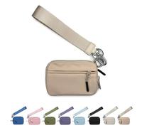 Corelration The Wallet 2nd Gen, Corelation Wallet, Women Wristlet Wallets, Waterproof Nylon Material Zippered Card Case (Khaki)