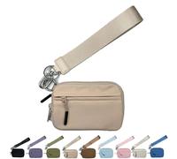 Corelration The Wallet 2nd Gen, Corelation Wallet, Wristlet Nylon Wallets for Women, with Hand Strap (Khaki)