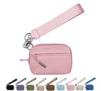 Corelration The Wallet 2nd Gen, Corelation Wallet, Wristlet Nylon Wallets for Women, with Hand Strap (Pink)