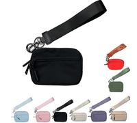 Corelration The Wallet 2nd Gen, Corelration Wristlet Nylon Wallets Zippered Card Case with ID Window (Black)