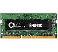 CoreParts 2GB Memory Module 1333MHz DDR3 Major, KVR13S9S6/2, KVR1333D3S8S9/2G (1333MHz DDR3 Major SO-DIMM)
