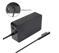 CoreParts Adaptador de Corriente 60W 15V 4A con Cable EU para Microsoft Surface Pro 3/4/5/Pro 2017, Fuente de Alimentación