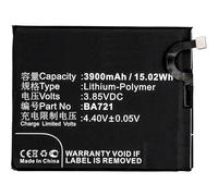 CoreParts Battery for Meilan Mobile 14.82Wh Li-Ion 3.8V 3900mAh, Note 6, MICROSPAREPARTS Mobile (14.82Wh Li-Ion 3.8V 3900mAh BA721)