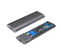 CoreParts USB3.2 Type-C Tool Free Enclosure for M.2 PCIe, W128445295 (Enclosure for M.2 PCIe NVMe/SATA SSDs)