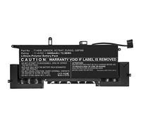 CoreParts Laptop Battery for DELL 72.96Wh Li-Pol 11.4V 6400mAh, 02K0CK, 0C76H7, 7146W, DJ5GG (72.96Wh Li-Pol 11.4V 6400mAh Black for DELL Notebook, Laptop Latitude 7400 2-in-1, Latitude 7400 2-in-1)