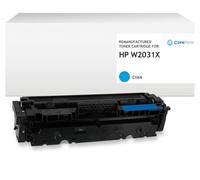 CoreParts Lasertoner for HP Cyan Pages: 6000 DIN 33870-2, W2031X 415X, HP Color LJ Pro M454 (6000 DIN 33870-2 (Color) ISO/IEC 19798 (Color) with Chip for HP Color LaserJet Enterprise M455 dn)