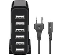 CoreParts MBXUSBA-AC0004 Ladeger?t f?r Mobilger?te Schwarz Indoor (MULTI-PORT USB CHARGER)