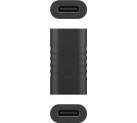 CoreParts USB-C(F) to USB-C(F) Adapter Upto 100W 5V2A-20V2.25A, USB-C TO USB-C Adapter, Female USB- (Upto 100W 5V2A-20V2.25A Black)
