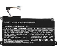 CoreParts Sparepart Battery for ASUS Notebook, Laptop 39.27Wh Li-Pol 11.55V, 0B200-03680300, C31N1912, 0B200-036 (Laptop 39.27Wh Li-Pol 11.55V 3400mAh)