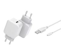 CoreParts USB Charger with 3meter Micro-USB Cable 12W 5V 2.4A, Micro-USB Charger, MICROUSB Charger (Micro-USB Cable 12W 5V 2.4A Output: Single USB-A)