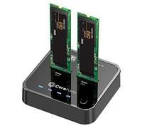 CoreParts USB3.2 Type C (10Gbps) SATA M.2 SSD cloner Docking, W126611628 (M.2 SSD cloner Docking Station for M.2 SATA to M.2 SATA with Clone Function- Box Includes USB-C Cable,)