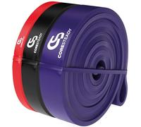 Coresteady Gomas elásticas de musculación - Set de 3 Bandas de Resistencia para dominadas - Bandas elásticas de Goma para Hombres y Mujeres - Entrenamiento, Ejercicios y dominadas asistidas