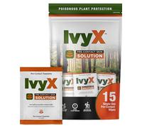 CoreTex Ivy X Toallitas de hiedra venenosa precontacto con bolsa de viaje resellable, paquete de 15 toallitas de barrera de un solo uso, también funciona en aceites de roble venenoso y zumaque, secado