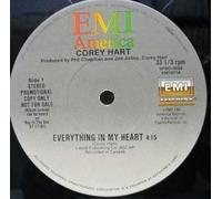 COREY HART - EVERYTHING IN MY HEART 7 INCH (7" VINYL 45) US EMI 1985