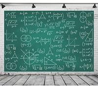 CORFOTO 9x6ft Tela fórmula matemática Pizarra telón de Fondo Aula Pizarra Fondo Ciencia Laboratorio telón de Fondo Estudiantes niños matemáticas Fiesta temática telón de Fondo sesión de Fotos