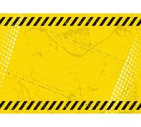 CORFOTO Tela 2.1x1.5m Fondo Textura Obra en Curso Patrón de Precaución Agrietado Amarillo Tema Industrial Fondo Fotográfico para Cumpleaños Niño Accesorios de Foto