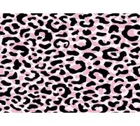 CORFOTO Tela 5.2x3m Fondo Leopardo Rosa Manchas Negras Patrón Animal Salvaje Textura Moda Fondo Fotográfico para Cumpleaños Niña Baby Shower Accesorios de Foto
