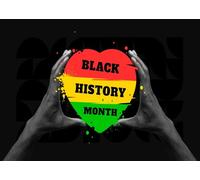 CORFOTO Tela 6x3m Mes de la Historia Negra Fondo Arte del Corazón Fondo Fotográfico para Decorations de Fiesta de Tema de Celebración Utilería de Sesiones de Foto de Orgullo