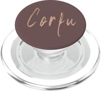Corfú Grecia Diseño Vintage Elegante PopSockets PopGrip para MagSafe
