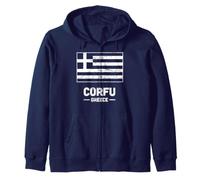 Corfú Grecia - Isla Griega Jónica Corfú Sudadera con Capucha