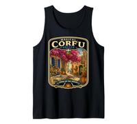 Corfú Grecia Vacaciones aCorfu Family Trip Luna de Miel Camiseta sin Mangas