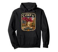 Corfú Grecia Vacaciones aCorfu Family Trip Luna de Miel Sudadera con Capucha