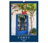 Corfu - Island of joie de vivre (Wall Calendar 2026 DIN A3 portrait), CALVENDO 12 Month Wall Calendar: Greenest of the Greek islands