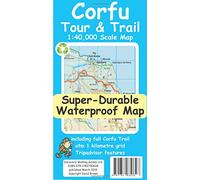 Corfu Tour & Trail Super-Durable Map