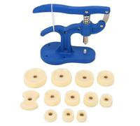 Corghd Juego de 12 herramientas de prensa de fondo de reloj para evitar resbalones, kit de herramientas de reparación de relojes para , azul