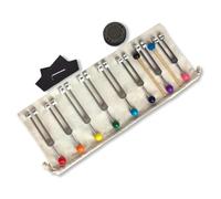Corghd Juego de 8 tenedores de afinación para chakra de música, terapia de sonido, mantiene el cuerpo, la mente y el espíritu en armonía, 126,22 Hz