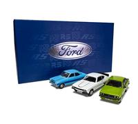 CORGI 1/43 SET 3 JUGUETES FORD RS COLLECTION 1970 MODELO ESTÁTICO DIECAST