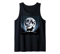 Corgi Art Corgi Theme Full Moon Cozy Corgi Lovers Corgis Camiseta sin Mangas