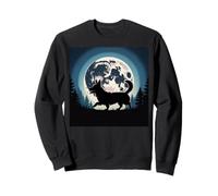 Corgi Art Corgi Theme Full Moon Cozy Corgi Lovers Corgis Sudadera