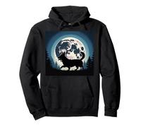 Corgi Art Corgi Theme Full Moon Cozy Corgi Lovers Corgis Sudadera con Capucha