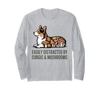 Corgi Art Setas Corgi Decoración Acogedora Corgi Amantes Corgis Manga Larga